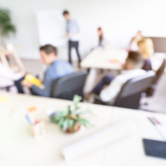 People meeting in an office