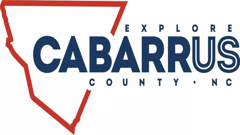 Explore Cabarrus County, NC, with its distinctive red triangle logo on a white background.