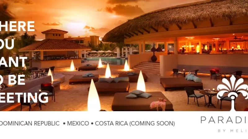 Paradiseus resort beach resort in the Dominican Republic, Mexico, and Costa Rica (coming soon) by Melia.