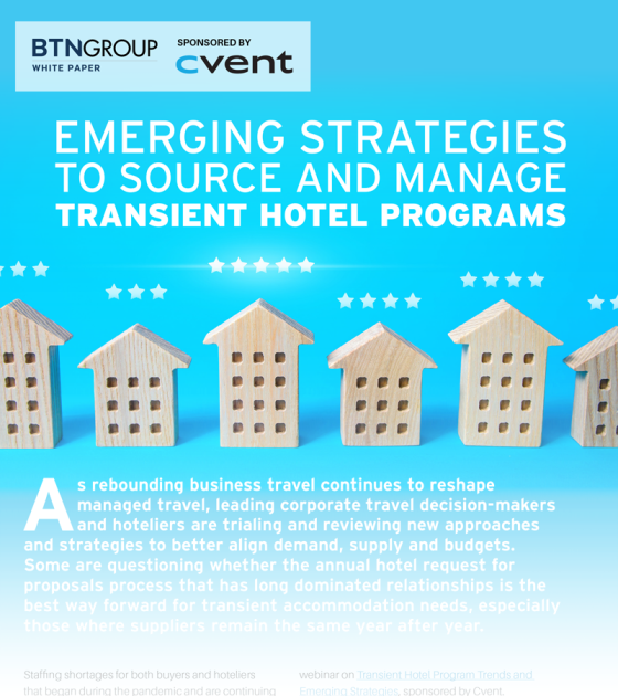 Emerging Strategies to Source and Manage Transient Hotel Programs white paper cover image