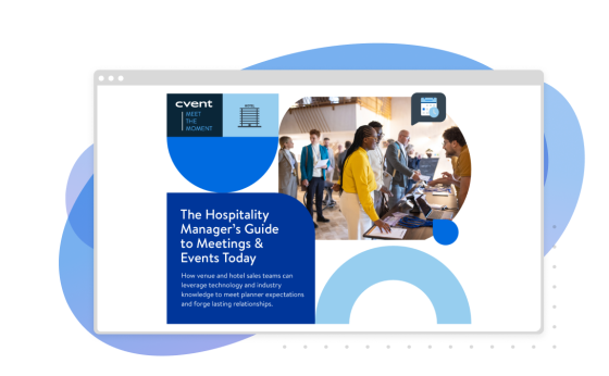 eBook cover image of The Hospitality Manager’s Guide to Meetings & Events Today.